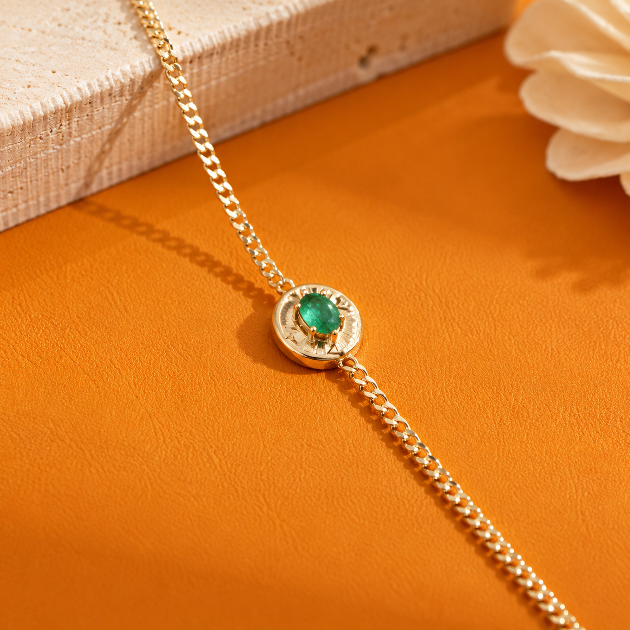 Emerald Diamond Bracelet